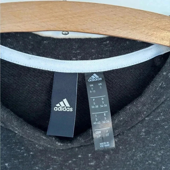 Addidas Short Sleeve High Low Sweatshirt Shirt - Picture 2 of 7